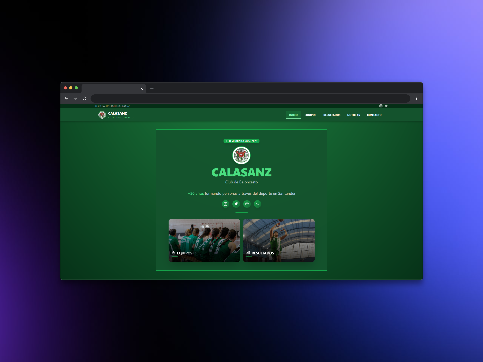 Club Baloncesto Calasanz - Website